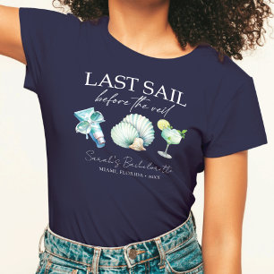 T-shirt Enterrement de vie de jeune fille en croisière per
