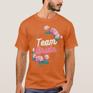 T-shirt Enterrement de vie de jeune fille Équipe fleur de