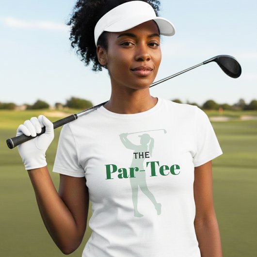 T-shirt Enterrement de vie de jeune fille Golf La Par-Tee 