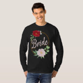 T-shirt Enterrement de Vie de Jeune Fille Mariage Bridal S (Devant entier)
