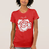 T-shirt Enterrement de vie de jeune fille Rose Rouge (Devant)