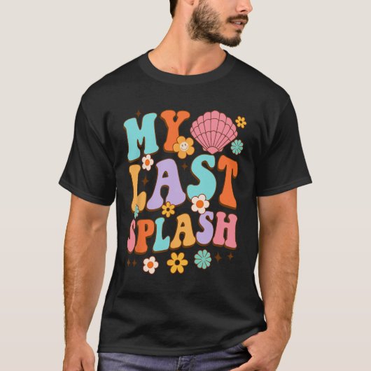 T-shirt Enterrement de vie de jeune fille Splash Beach Bac (Devant)