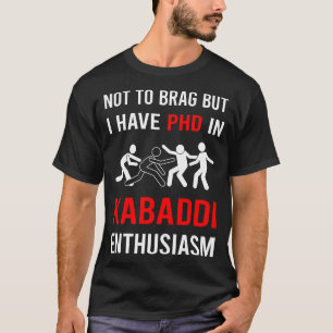 T-shirt Enthousiasme Kabaddi Kabadi
