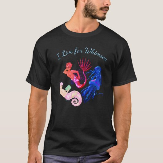 T-shirt Enthousiaste de la sirène (Devant)