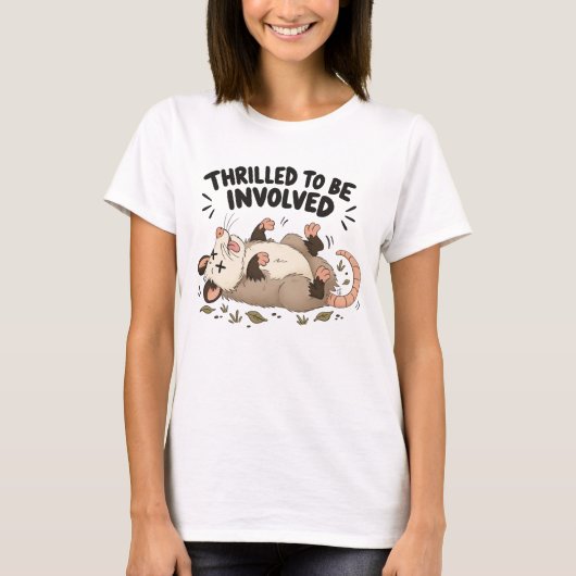 T-shirt Enthousiaste d'être impliqué (Devant)