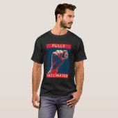 T-shirt Entièrement vacciné (Devant entier)