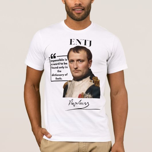 T-shirt ENTJ Napoléon Bonaparte (Devant)