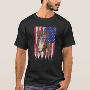 T-shirt Entlebucher Mountain Dog Patriotique USA Pride Ame