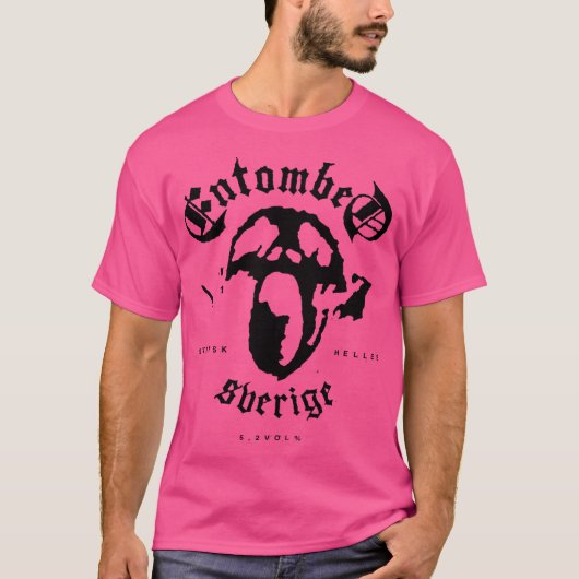 T-shirt Entombed (noir) (Devant)