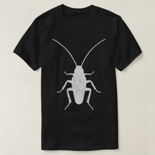 T-shirt Entomologie des insectes de cafard (Design devant)
