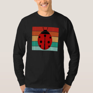 T-shirt Entomologie Entomologistes Insecte Rétro Coccinel