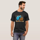 T-shirt Entomologie future de l'insecte du dung (Devant entier)