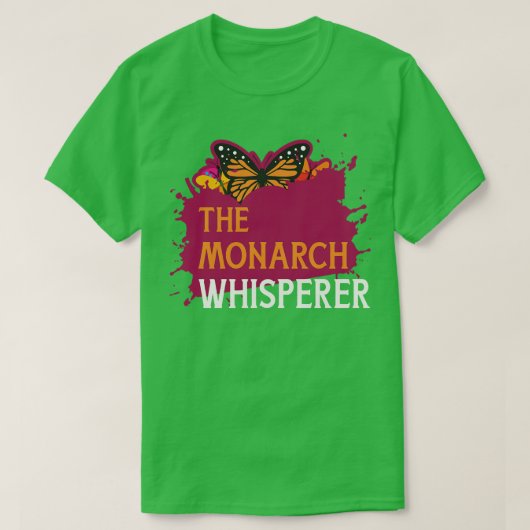 T-shirt Entomologiste du fouet papillon 1 (Design devant)