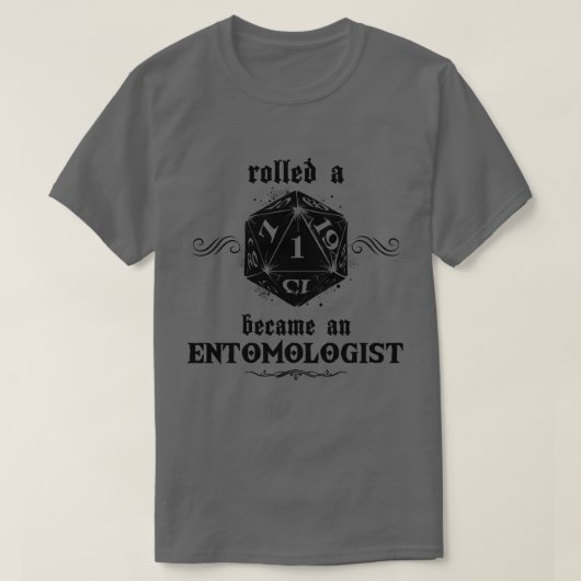 T-shirt Entomologiste malchanceux (Design devant)