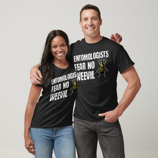 T-shirt Entomologistes ne craignent pas Wemal Funny Beetle (Unisexe)