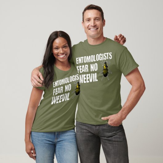 T-shirt Entomologistes ne craignent pas Wemal Funny Beetle (Unisexe)