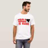 T-shirt Entourez les chariots (Devant entier)
