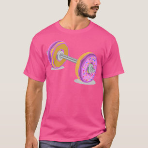 T-shirt Entraînement amusant Vitré Donut Barbell Fitness