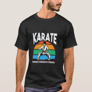 T-shirt Entraînement Classique de Karaté Sport Arts Martia