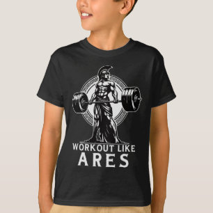 T-shirt Entraînement comme Ares Grec Dieu Bodybuilding Fit
