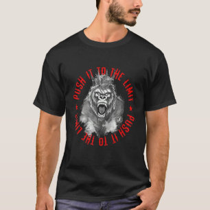 T-shirt Entraînement de gorille Salle de sport Fitness Pou