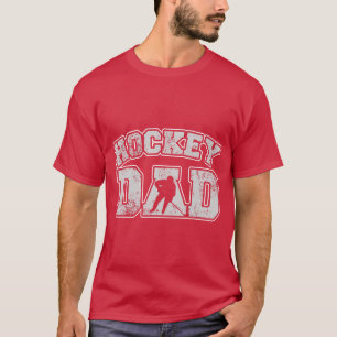 T-shirt Entraînement de hockey vintage pour papa de hockey