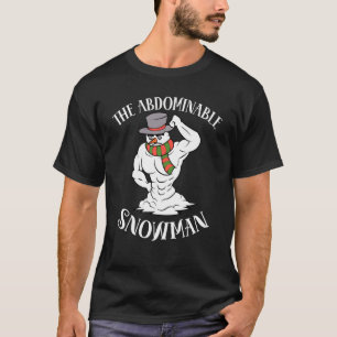 T-shirt Entraînement de Noël Xmas Abominal Bonhomme de nei