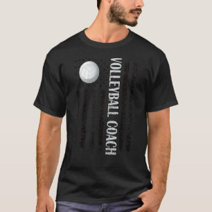 T-shirt Entraînement de volleyball fier nous drapeau Entra