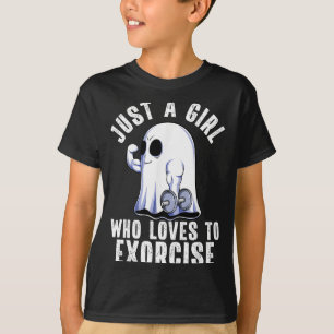 T-shirt Entraînement drôle de gym de fantôme Bodybuilding