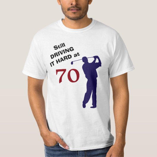 T-shirt Entraînement dur au golf 70 (Devant)