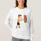 T-shirt Entraînement en boîte avec sac de poinçonnage (Devant)