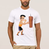 T-shirt Entraînement en boîte avec sac de poinçonnage (Devant)