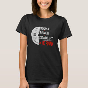 T-shirt Entraînement en force Powerlifting Squat Deadlift