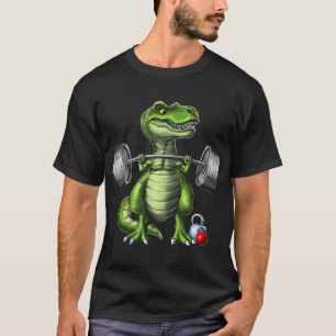 T-shirt Entraînement Fitness Dinosaure T-Rex