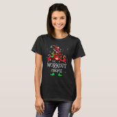 T-shirt Entraînement Gnome Buffalo Plaid Matching Family C (Devant entier)