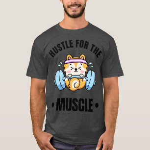 T-shirt Entraînement Muscles mignons Chien Chien Chiot Ent