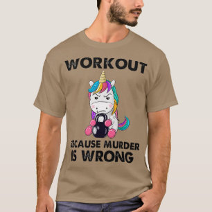 T-shirt Entraînement Parce Que Le Meurtre Est Mauvais Fitn