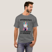 T-shirt Entraînement Parce Que Le Meurtre Est Mauvais Gym (Devant entier)