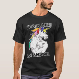 T-shirt Entraînement Vintage Comme Une Licorne Animal Musc
