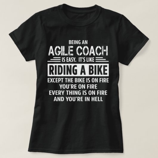 T-shirt Entraîneur Agile (Design devant)