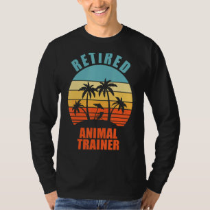 T-shirt Entraîneur animal à la retraite drôle animal heure