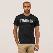T-shirt Entraîneur Bella+Canvas Mens à manches courtes (Devant entier)