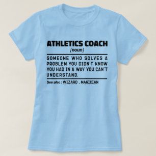 T-shirt Entraîneur d'athlétisme Noun Définition Entraîneur