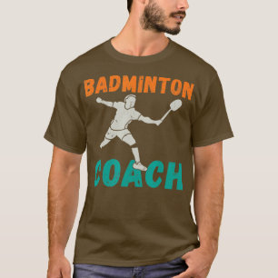 T-shirt Entraîneur de Badminton