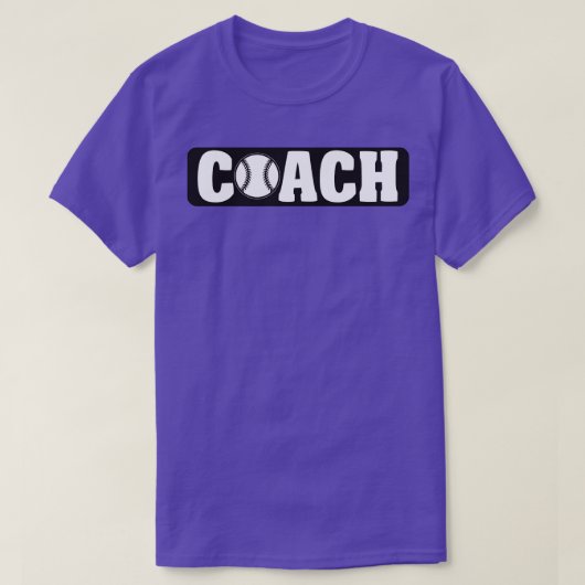 T-shirt Entraîneur de baseball (Design devant)