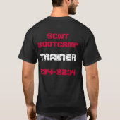 T-shirt Entraîneur de Boot Camp (Dos)