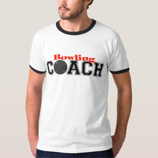 T-shirt Entraîneur de bowling (Devant)