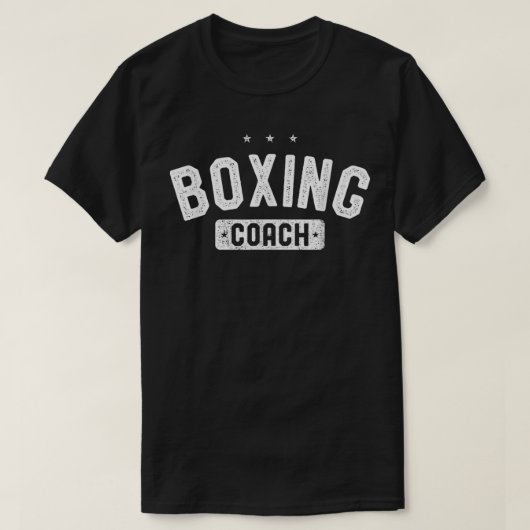 T-shirt Entraîneur de boxe Boxe Vintage 355 (Design devant)