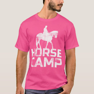 T-shirt Entraîneur de camp de cheval Chemise Chevaux Lover