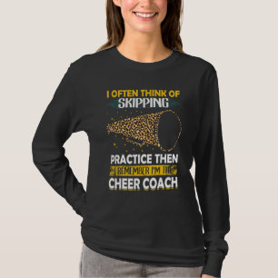 T-shirt Entraîneur de cheer adjoint de coach de cheer le p